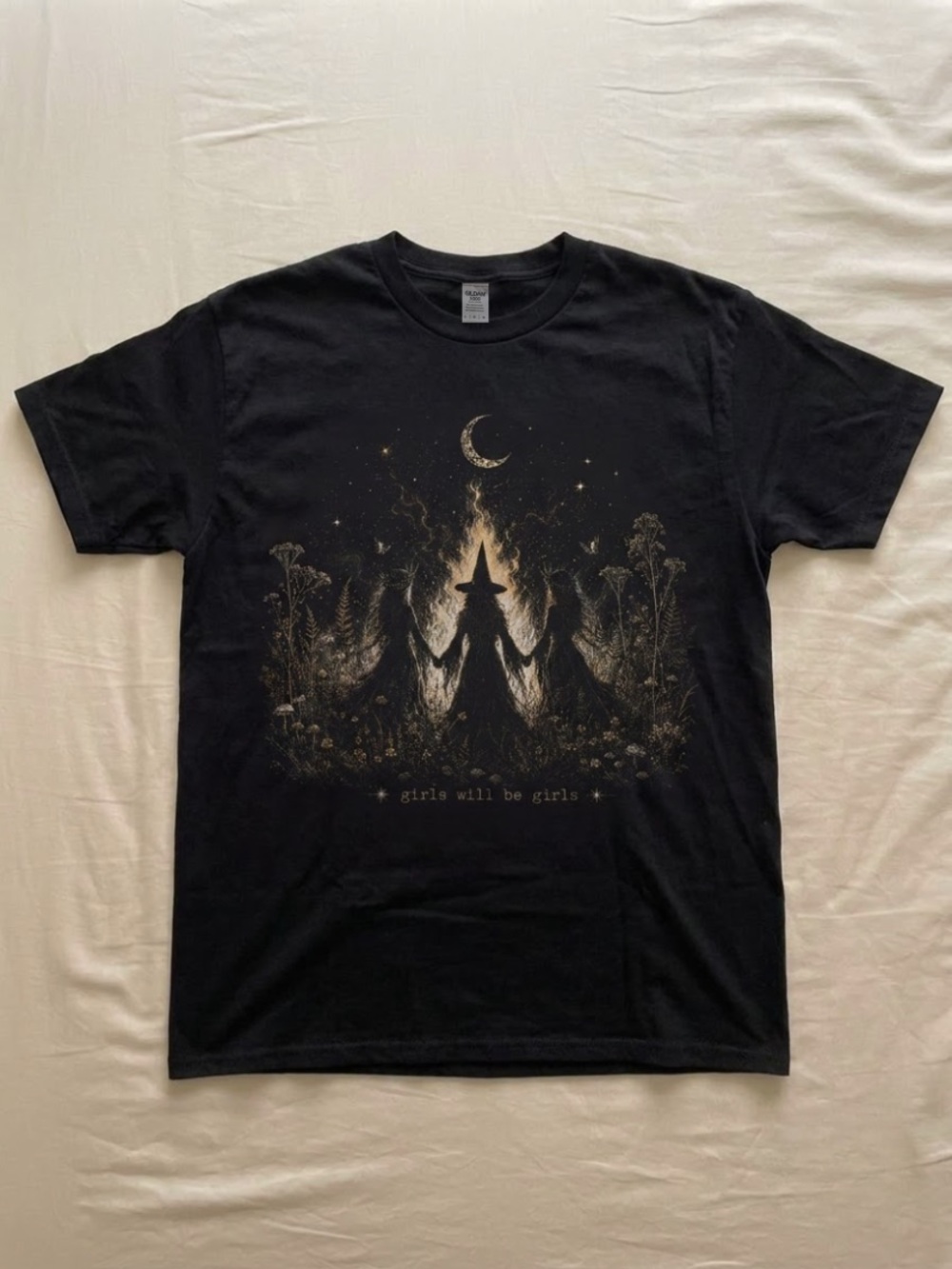 Vintage Girls Will Be Girls Witch, Funny Witch Vintage Shirt, Vintage Halloween